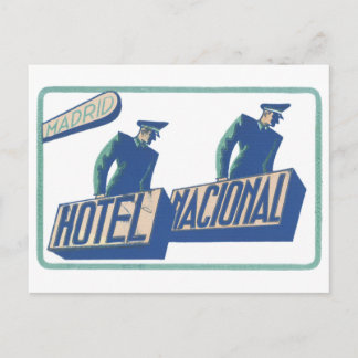 Carte Postale Madrid Hotel Nacional