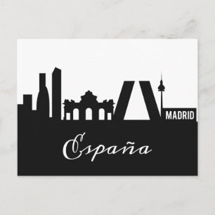 Carte postale Madrid Landmarks