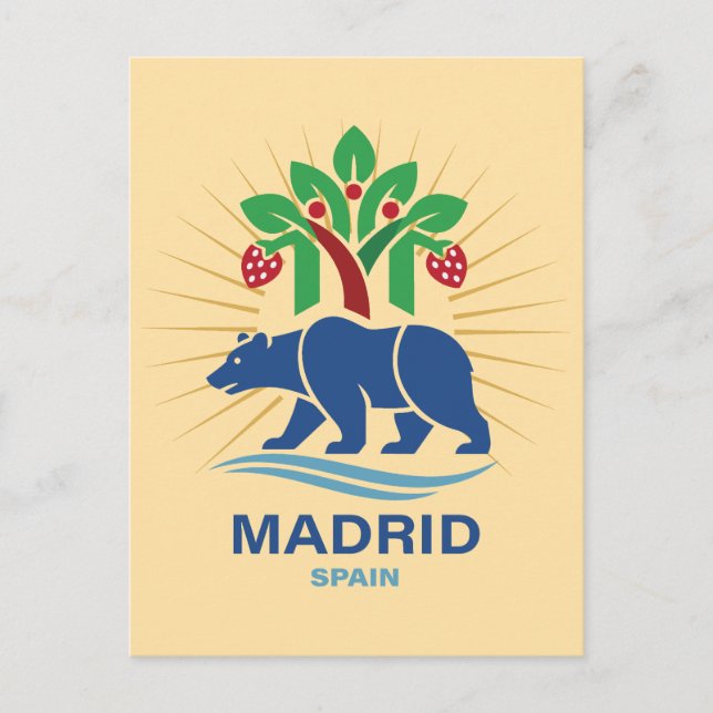 Carte Postale Madrid Spain Europe (Devant)