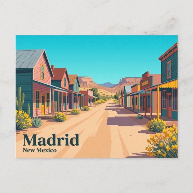 Carte Postale Madrid USA (Devant)