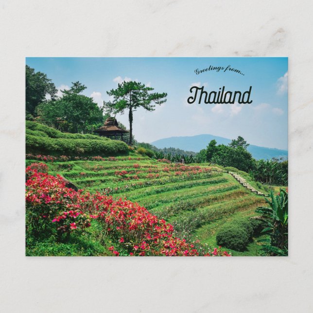 Carte Postale Mae Hong Son Thaïlande (Devant)