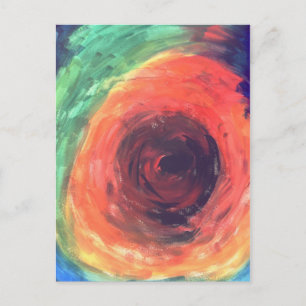 Carte Postale Maelstrom arc-en-ciel