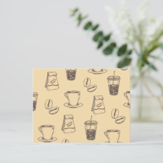 Carte Postale Magasin de café.