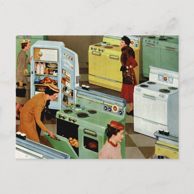 Carte Postale Magasin d'exposition de l'appliance vintage Commer (Devant)