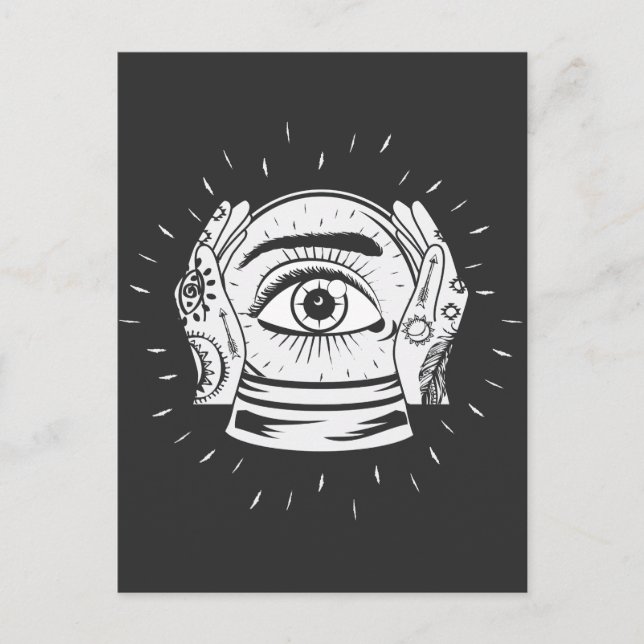 Carte Postale Magasins Psychiques Crystal Ball Fortune (Devant)