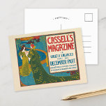 Carte Postale Magazine vintage Cassell's Décembre 1896<br><div class="desc">Cassell’s Magazine; décembre (1896) | Oeuvre de Louis Rhead (American,  1857-1926) Vintage magazine du 19e siècle couverture art. Utilisez les outils de conception pour ajouter du texte personnalisé ou personnaliser l'image.</div>