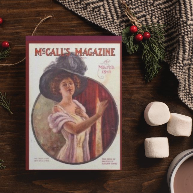 Carte Postale Magazine vintage McCall Mars 1911 (Créateur téléchargé)