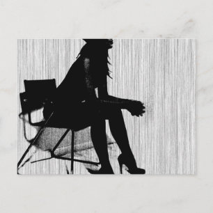 Carte Postale Magdalen noir