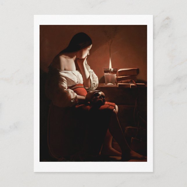 Carte Postale Magdalene avec la flamme fumante, La Tour (Devant)