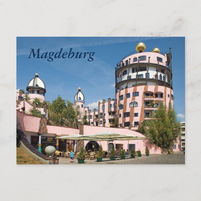 Carte Postale Magdeburg Grüne Zitadelle (Devant)