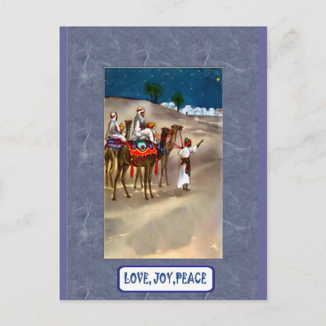 Carte Postale Magi aperçoit Bethleham (Devant)