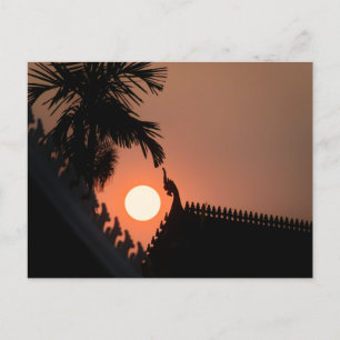 Carte Postale Magic at Twilight: the Temples in Luang prabang