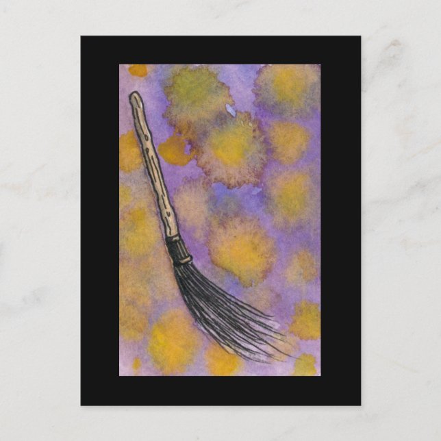 Carte postale Magic Broom (Devant)