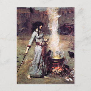 Carte Postale Magic Circle 1886 Waterhouse