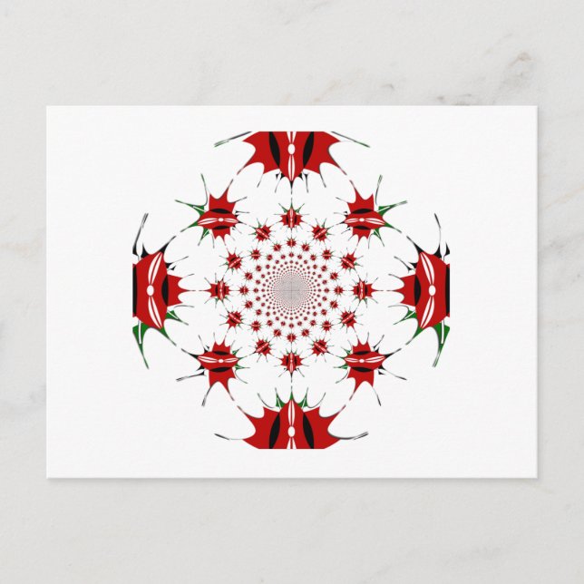 Carte Postale Magic Kenya : Kaleidoscope 🇰 identité culturelle  (Devant)