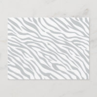 Magic Zebra Stripes Click to Customize Grey Color