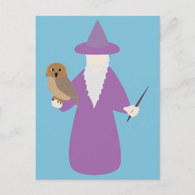 Carte Postale Magicien (Devant)