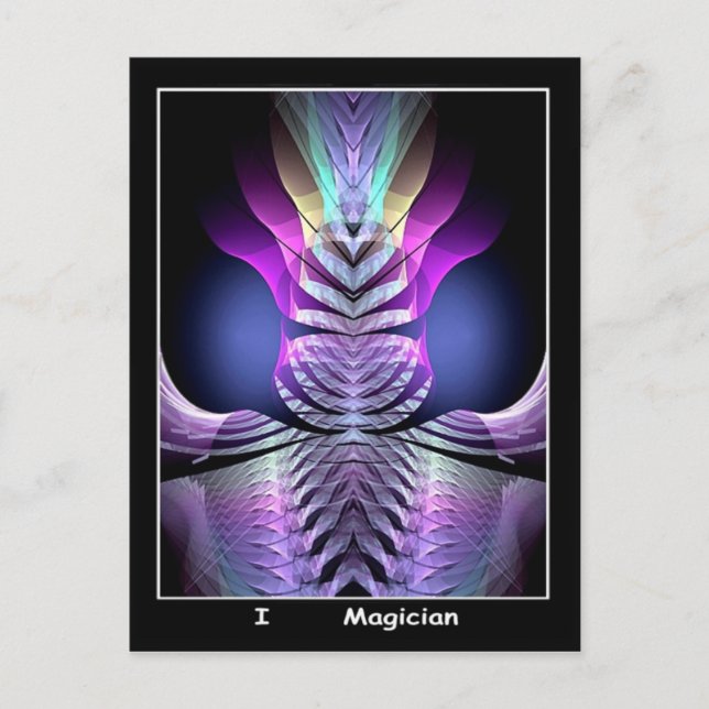 Carte Postale Magicien (Devant)