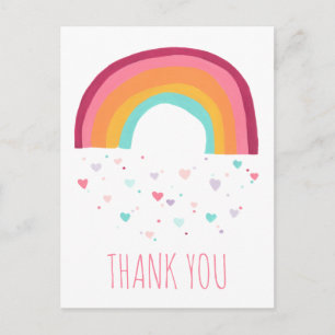 Carte Postale Magie Arc-en-ciel de bonheur - Merci