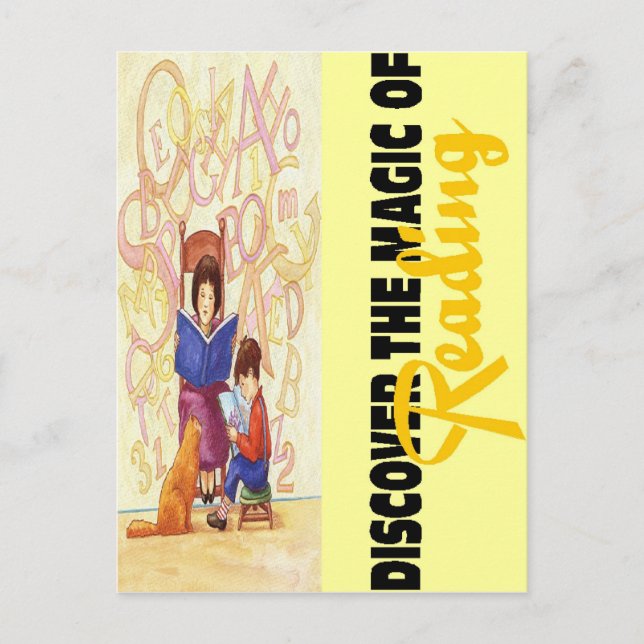 Carte Postale Magie de lecture (Devant)