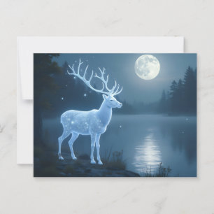 Carte Postale Magie du cerf