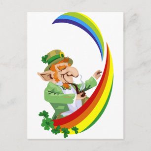 Carte Postale Magie Leprechaun