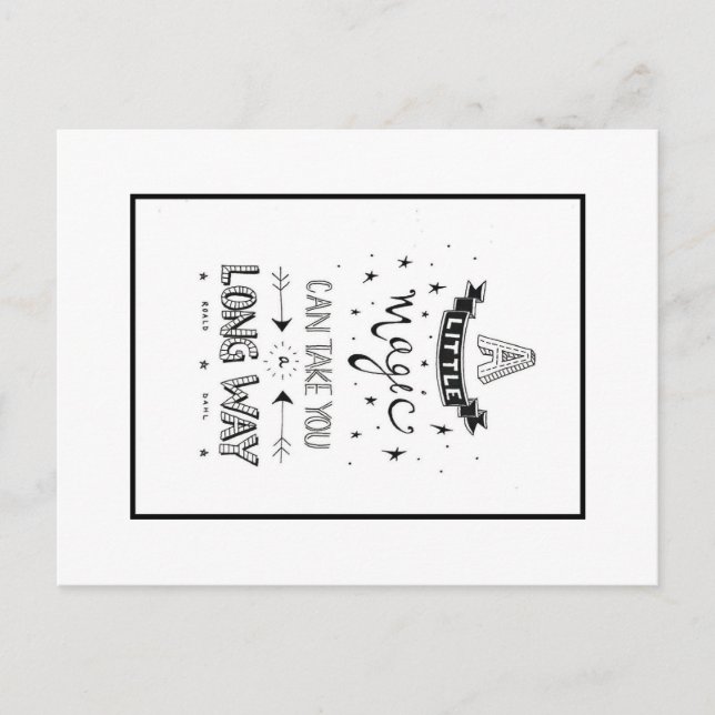 Carte postale magique (Devant)