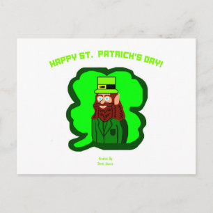 Carte postale magique Leprechaun
