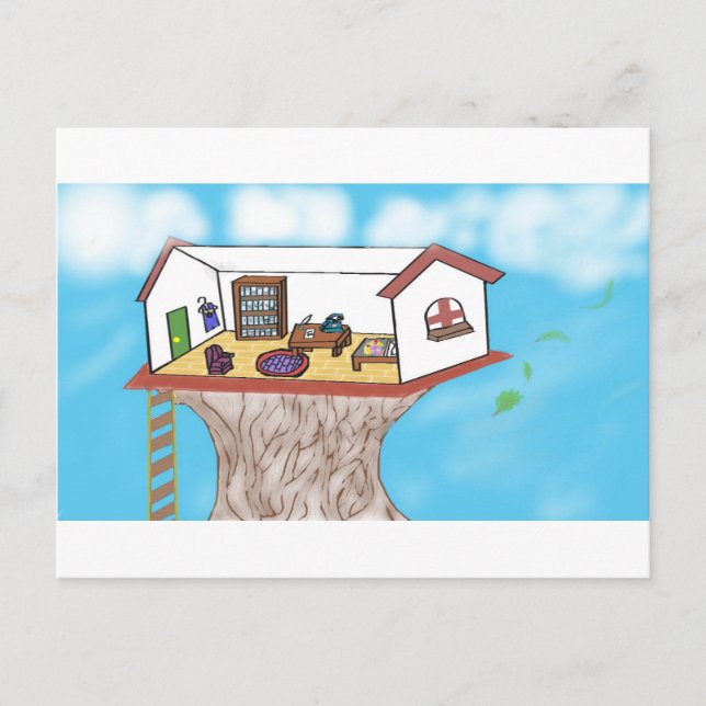 Carte Postale Magique Treehouse (Devant)