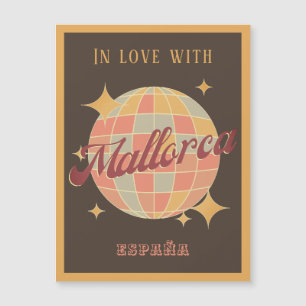 Carte postale magnétique Mallorca España Espagne R