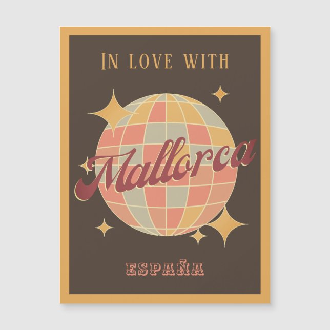 Carte postale magnétique Mallorca España Espagne R (Devant)