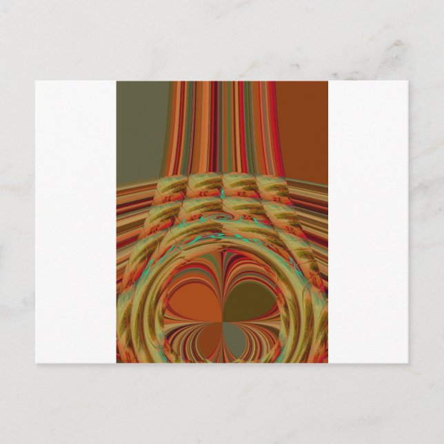 Carte Postale Magnifique Africain traditionnel Golden Brown Moti (Devant)