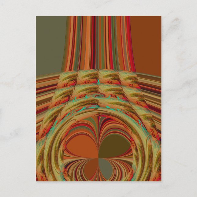 Carte Postale Magnifique Africain traditionnel Golden Brown Moti (Devant)