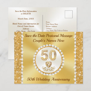 Carte Postale Magnifique bon marché, 50e anniversaire Save the D