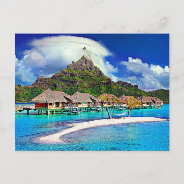 Carte Postale Magnifique Bora Bora, Polynésie française (Devant)