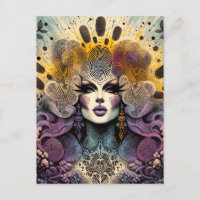 Magnifique Drag Queen empreintes digitales