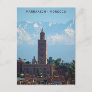 Carte Postale Magnifique Maroc Montagnes de l'Atlas Rouge Marrak
