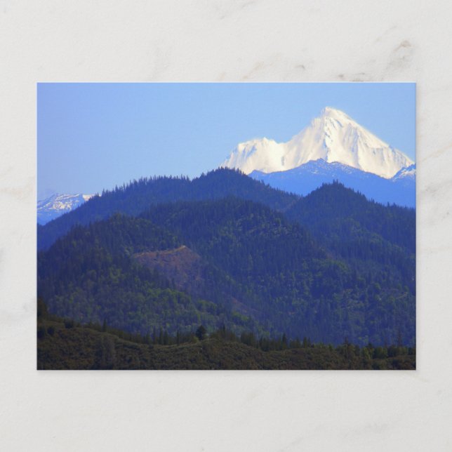 Carte Postale Magnifique mont Shasta.... (Devant)
