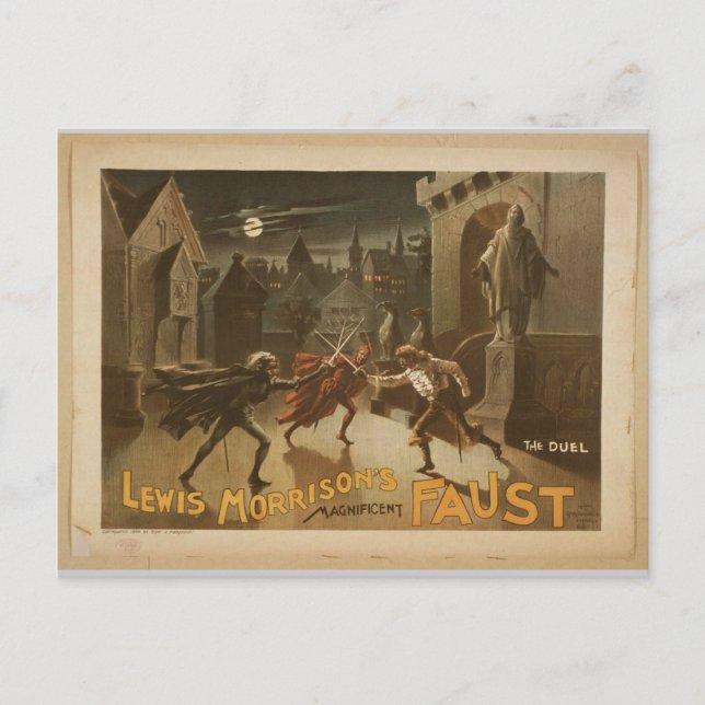 Carte Postale Magnifique New Faust (Devant)