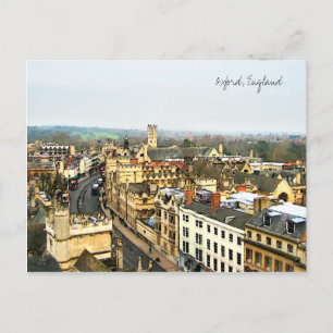 Carte Postale Magnifique Oxford, Angleterre, High Street, The Hi