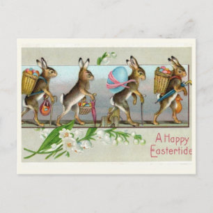 Carte Postale Magnifique Pâques Vintage