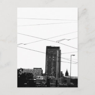 Carte Postale Magnifique Paysage Abstrait En Monochrome