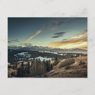 Carte Postale magnifique paysage de zakopane