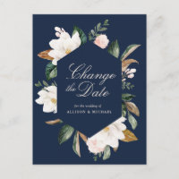 magnolia blanc floral marine bleu changer la date