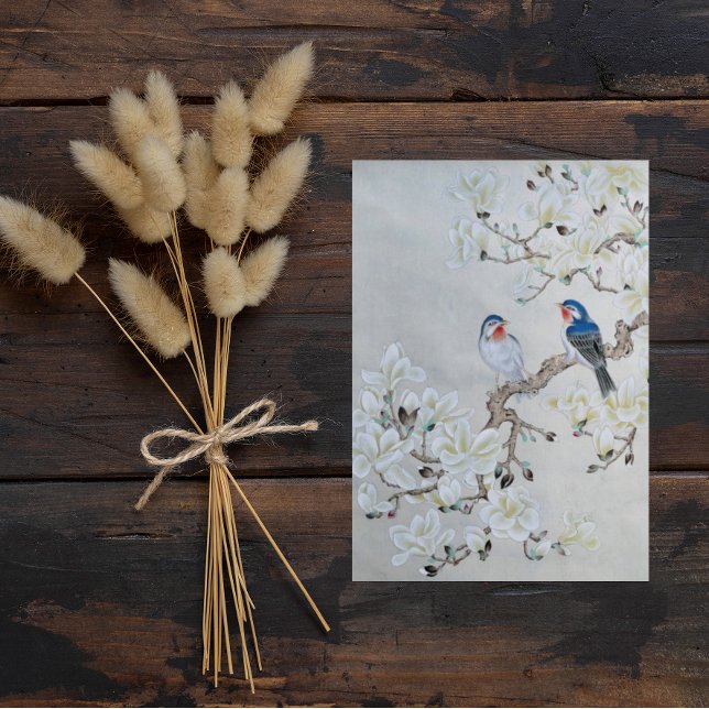 Carte Postale Magnolia blanche (Créateur téléchargé)