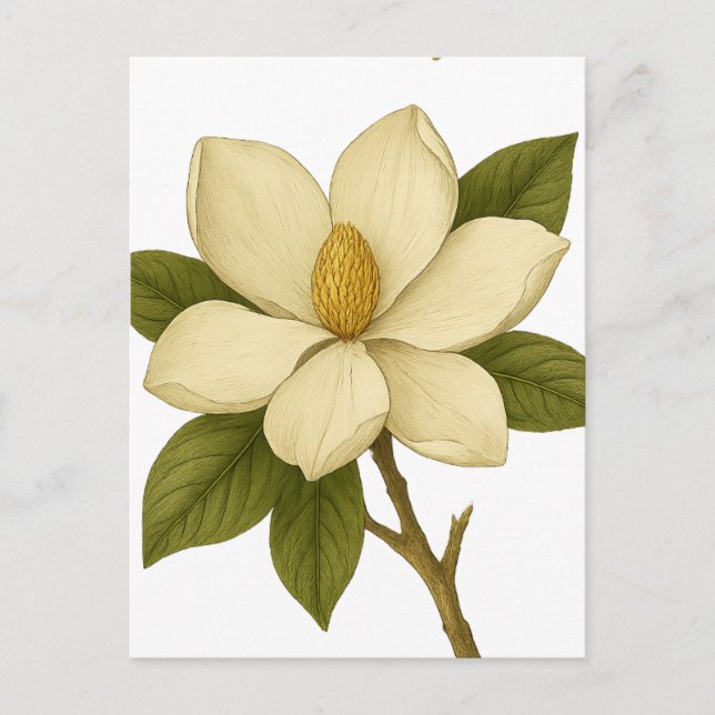 Carte Postale Magnolia — Noblesse (Devant)