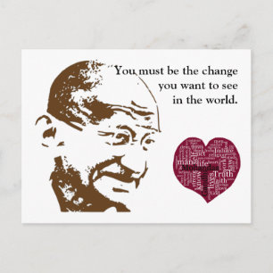 Carte Postale Mahatma