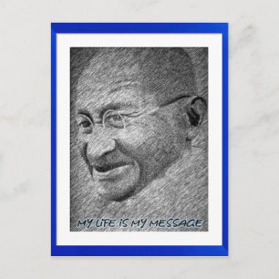 Carte Postale Mahatma Gandhi