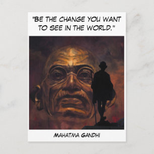 Carte Postale Mahatma Gandhi