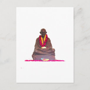 Carte Postale Mahatma GANDHI Père de Nation Inde